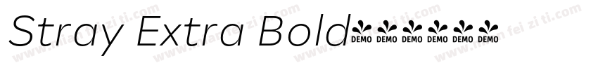 Stray Extra Bold字体转换